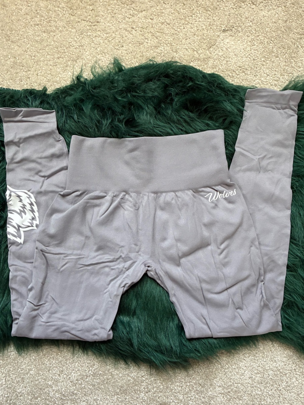 DARC SPORT | She Big Wolf "Seamless" Leggings | Purple Stone